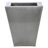 Square Small Zinc Vase - Set of 2 - House of Silk Flowers®
 - 8