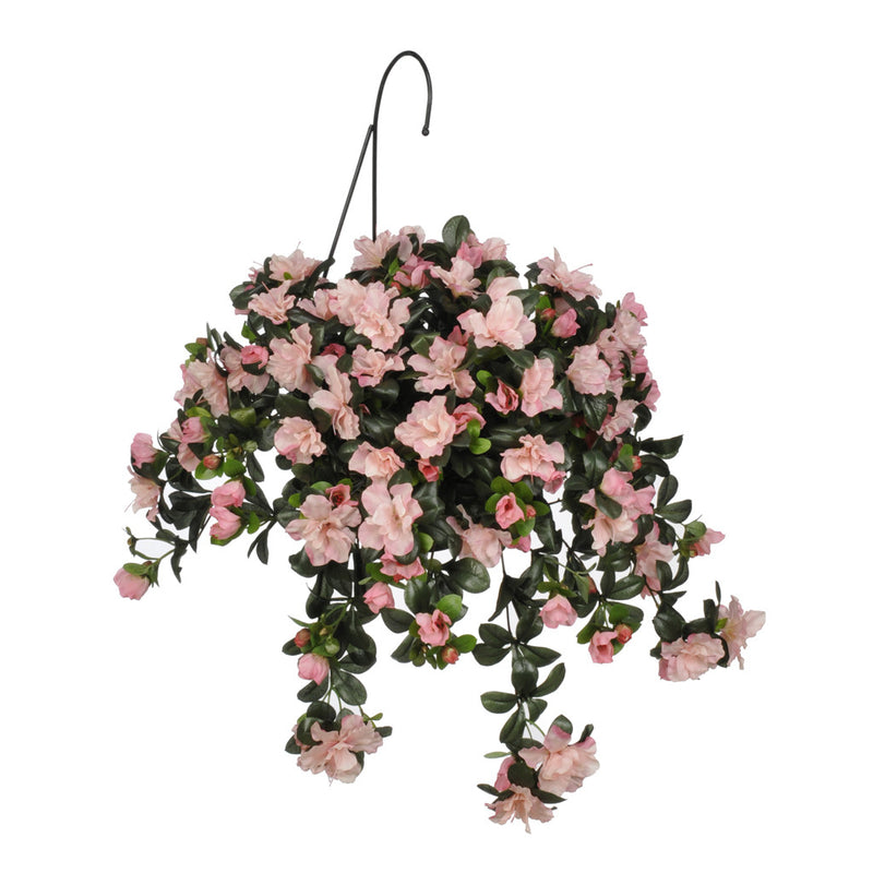 Artificial Azalea Hanging Basket - House of Silk Flowers®
 - 2