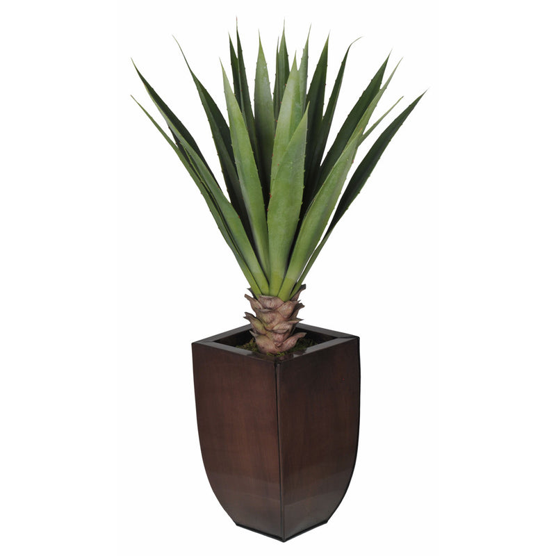 Artificial Tabletop Yucca in Zinc Vase - House of Silk Flowers®
 - 3