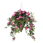 Artificial Morning Glory Hanging Basket - House of Silk Flowers®
 - 4