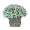 Artificial Hydrangea in Grey-Washed Wood Cube - House of Silk Flowers®
 - 6