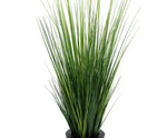 Artificial 44-inch Grass in Round Zinc