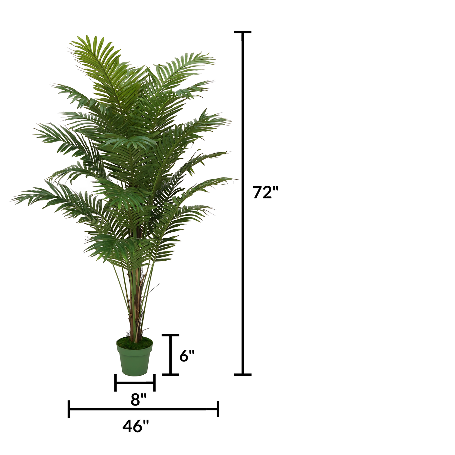 6 Ft Faux Paradise Palm Tree