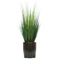 30" Grass in Matte Black Ceramic