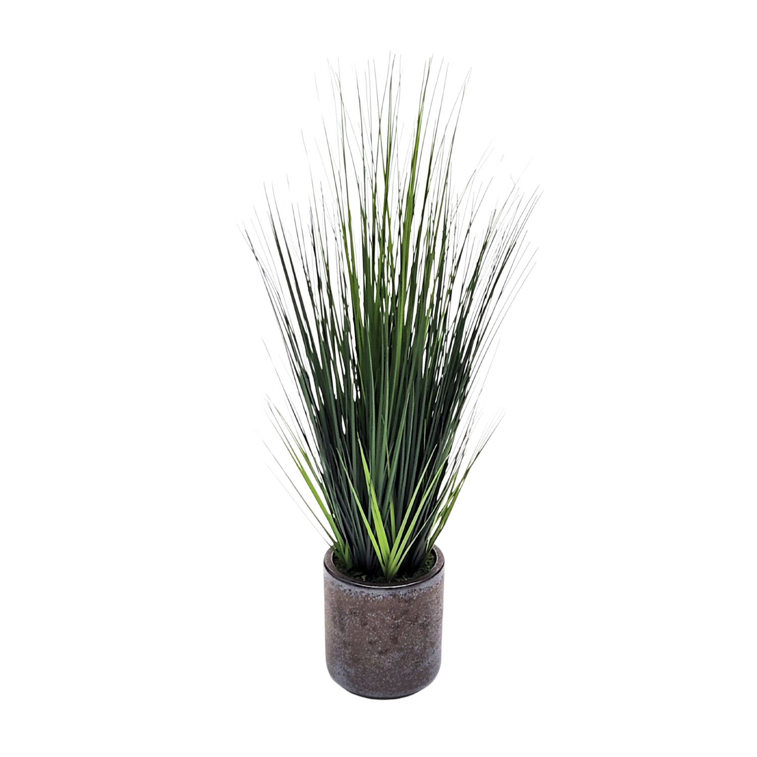 Artificial 48" Grass in Black Round Ceramic