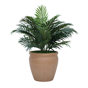 31" Parlor Palm in Matte Terracotta Ceramic