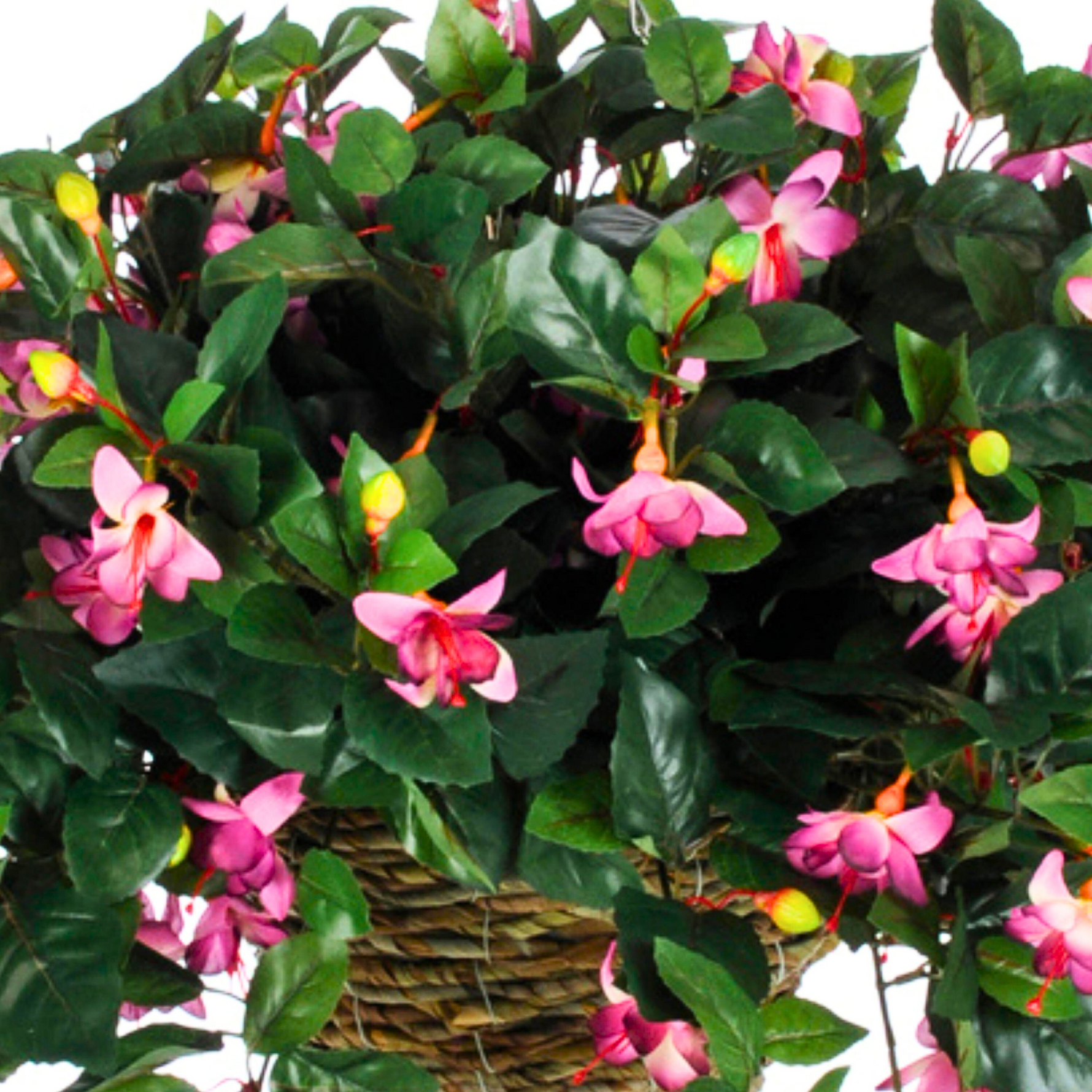 Artificial Fuchsia Hanging Basket - House of Silk Flowers®
 - 15