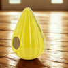 Ceramic 10" Teardrop Ruffled Birdhouse