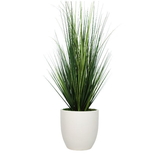 66" Grass in Matte White Ceramic