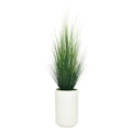 72" Grass in Stone Wash White Ceramic