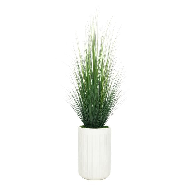 72" Grass in Stone Wash White Ceramic