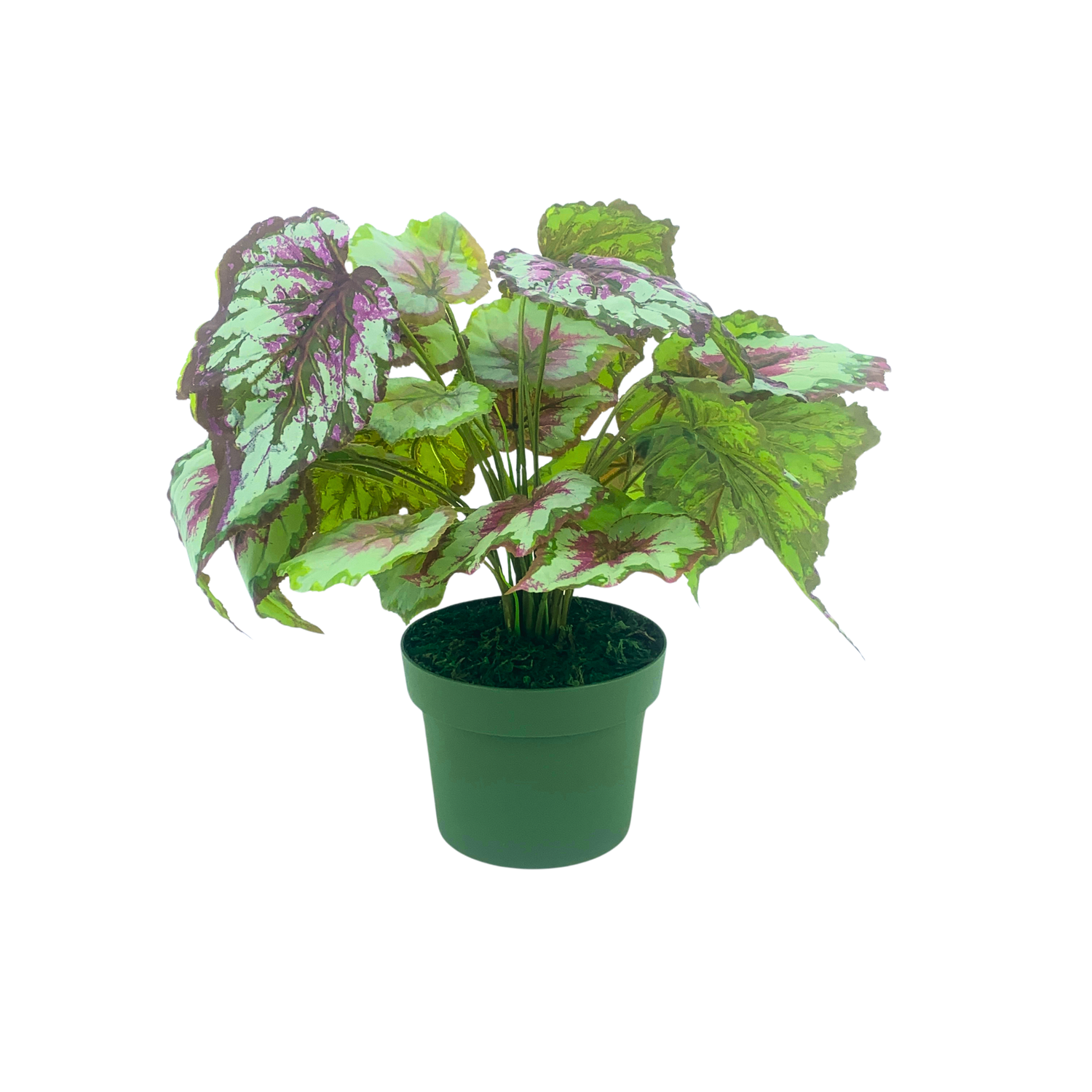 Faux Purple Wax Begonia