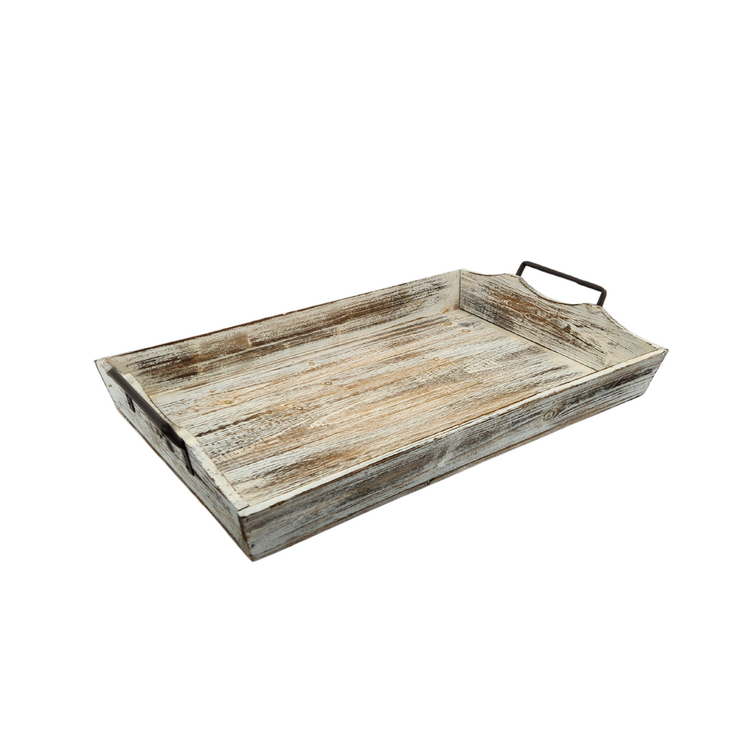 Rustic Tapered Tray Planters – Set of 4, X-Large to Small