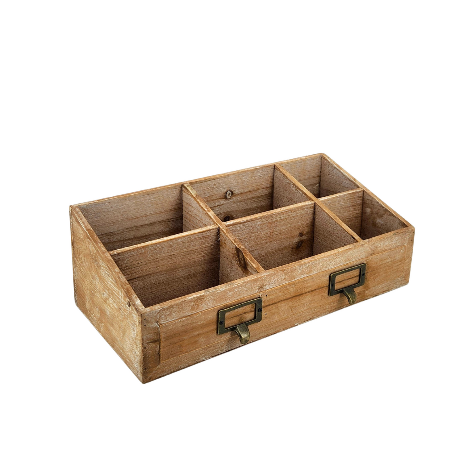 Rustic Rectangular Wooden Planter – 15.75”