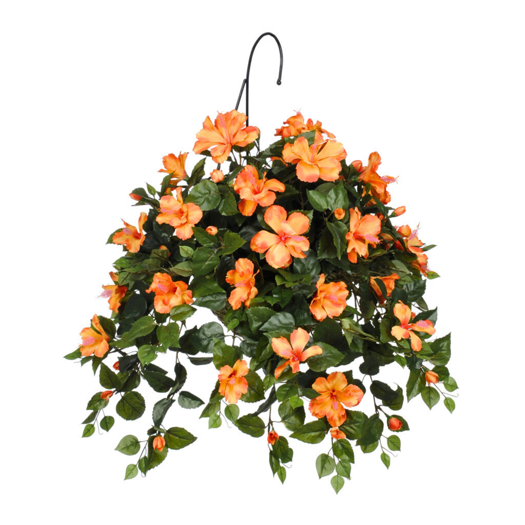 Artificial Hibiscus Hanging Basket - House of Silk Flowers®
 - 10