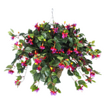 Artificial Fuchsia Hanging Basket - House of Silk Flowers®
 - 7
