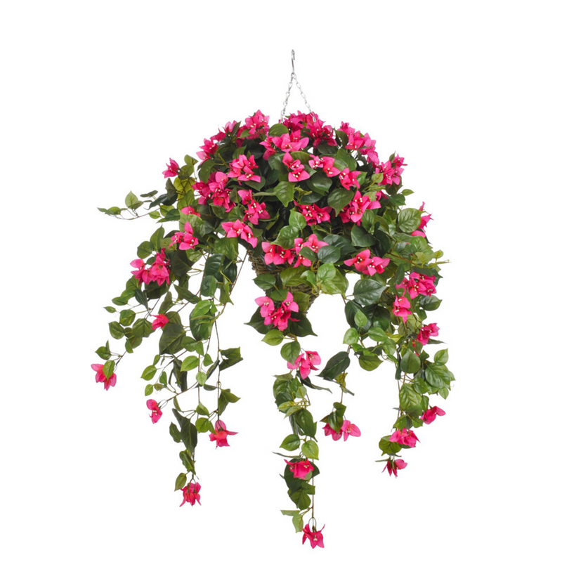 Artificial Bougainvillea Hanging Basket - House of Silk Flowers®
 - 2
