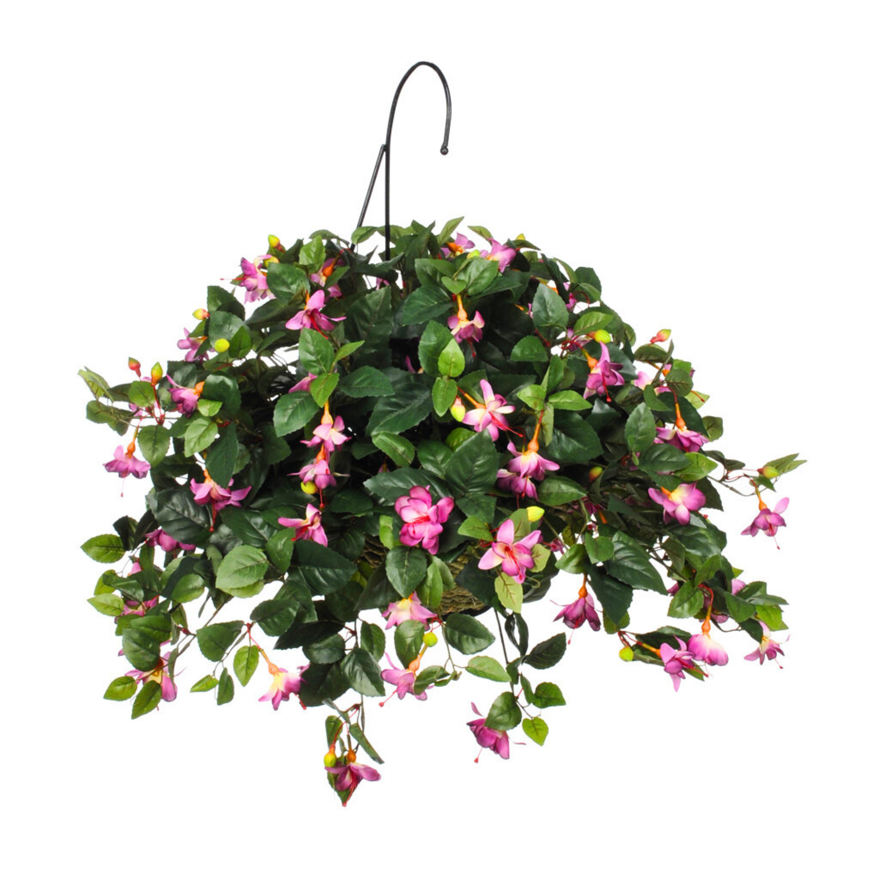 Artificial Fuchsia Hanging Basket - House of Silk Flowers®
 - 1