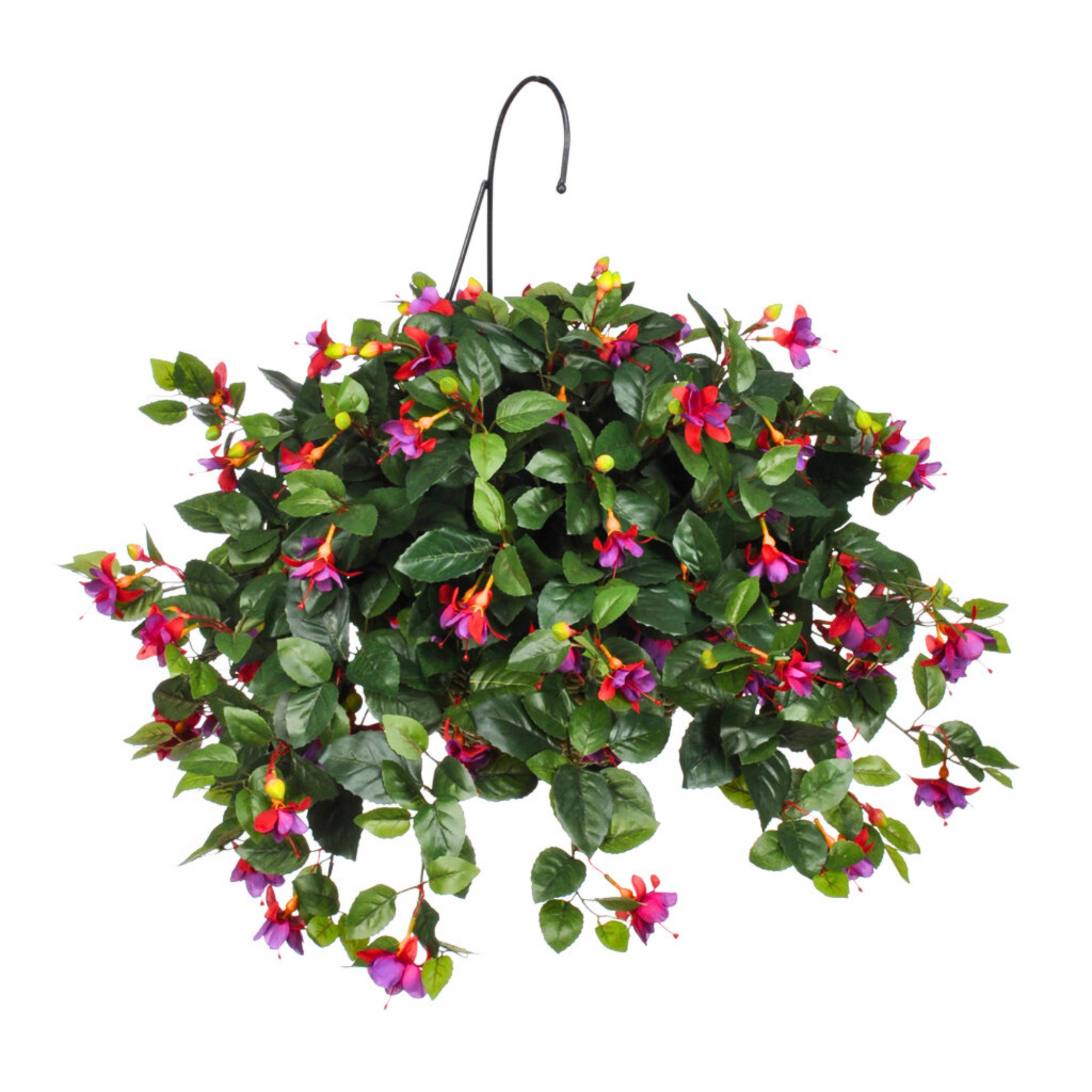 Artificial Fuchsia Hanging Basket - House of Silk Flowers®
 - 6