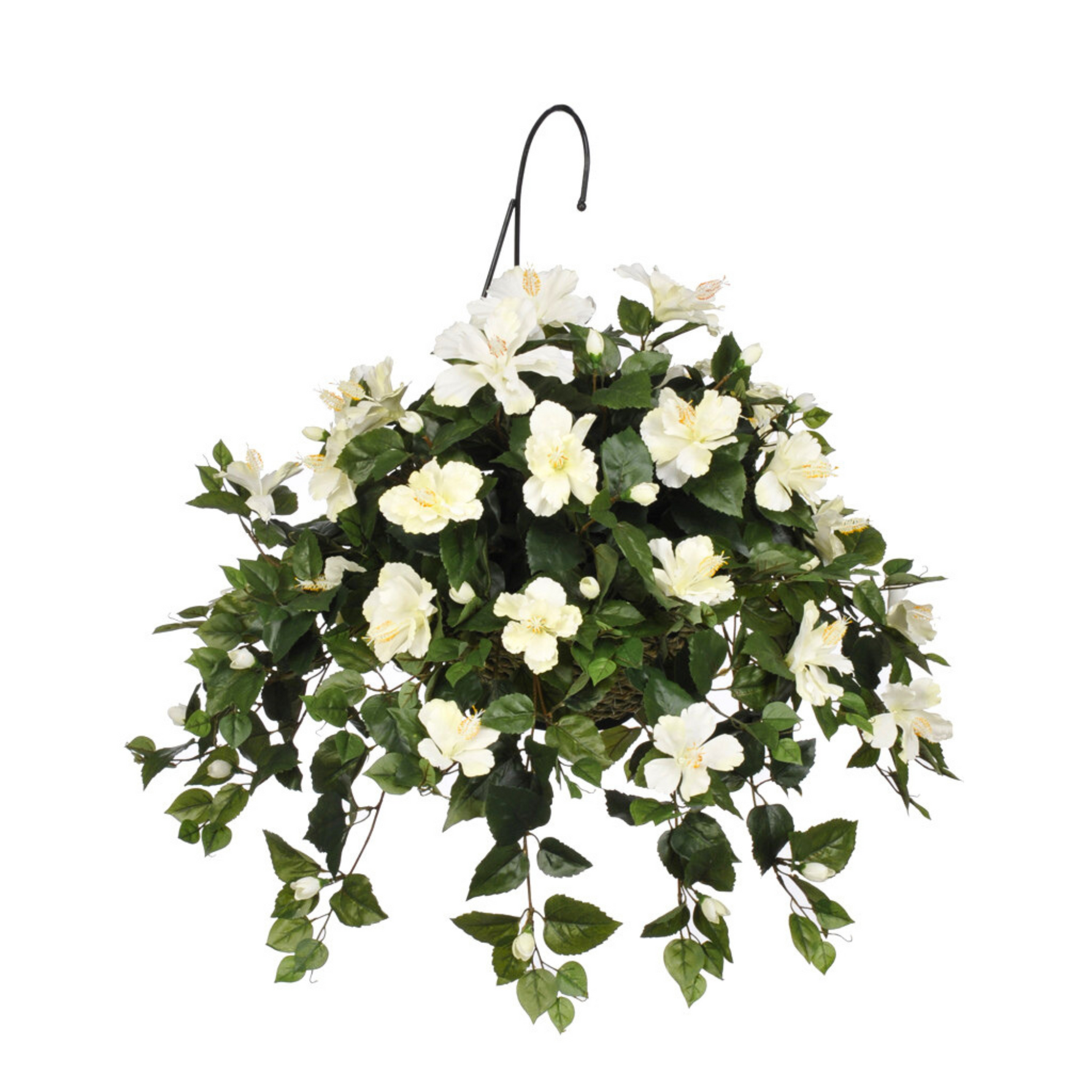 Artificial Hibiscus Hanging Basket - House of Silk Flowers®
 - 8