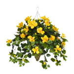 Artificial Hibiscus Hanging Basket - House of Silk Flowers®
 - 6