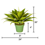 Large Agave House of Silk Flowers® measurements
