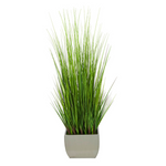 44-inch Grass in Large Rectangle Zinc House of Silk Flowers®