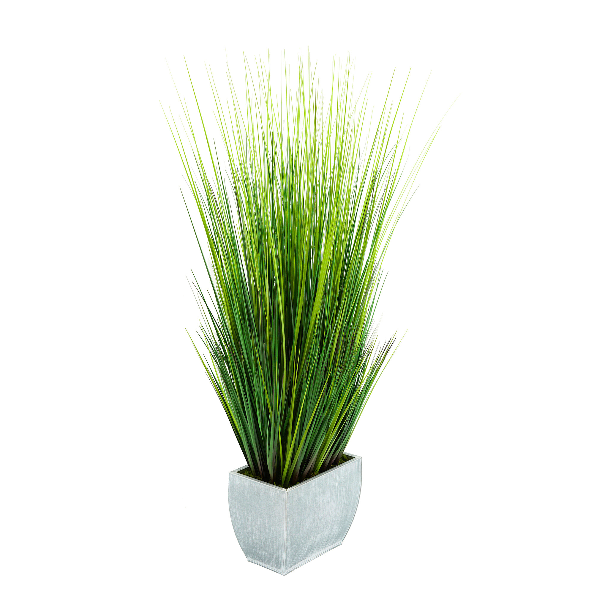 44-inch Grass in Large Rectangle Zinc House of Silk Flowers®