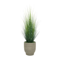 66" Grass in Cement Gray Horizontal Ribbed Ceramic