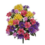 Artificial 24" Hydrangea/Lily/Rose Bush - House of Silk Flowers®
 - 2