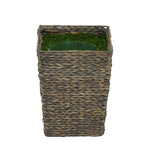 Large Tapered Water Hyacinth Basket Planter Pot-in-a-Pot