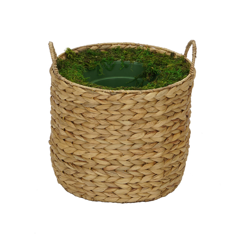 Natural Round Water Hyacinth Basket