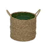 Large Seagrass Basket Planter Pot-in-a-Pot