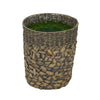 Large Mixed Seagrass/Water Hyacinth Basket Planter Pot-in-a-Pot