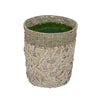 White Seagrass/Water Hyacinth Basket