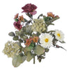 Artificial 21" Dry-Look Hydrangea/Rose/Daisy Bush - House of Silk Flowers®
 - 1