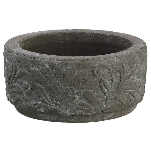 Taupe 2.75" Cement Vase/Planter - House of Silk Flowers®

