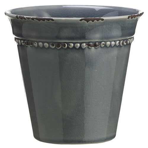 Dark Teal 5.5" Ceramic Vase/Planter - House of Silk Flowers®
