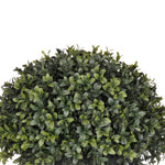 Artificial Half-Ball Boxwood Topiary in Garden Urn