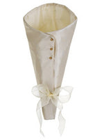 Ivory 13" Satin Bouquet Wrap - House of Silk Flowers®