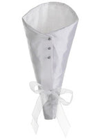 Cream 13" Satin Bouquet Wrap - House of Silk Flowers®