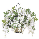 Artificial Wisteria Hanging Basket - House of Silk Flowers®
 - 3