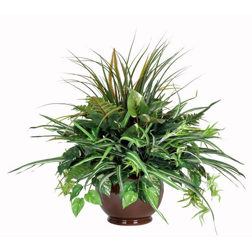 Artificial Pothos Mixed Greenery Centerpiece - House of Silk Flowers®
 - 2