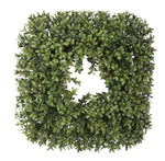 Artificial Boxwood Square Wreath - House of Silk Flowers®
 - 1