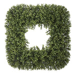 Artificial Boxwood Square Wreath - House of Silk Flowers®
 - 3