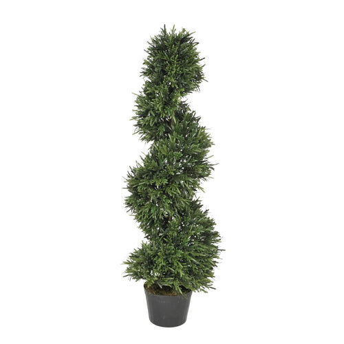 Artificial Rosemary Spiral Topiary - House of Silk Flowers®
 - 1