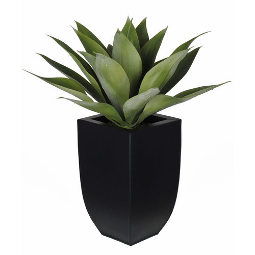 Artificial Tabletop Agave in Zinc Vase - House of Silk Flowers®
 - 1
