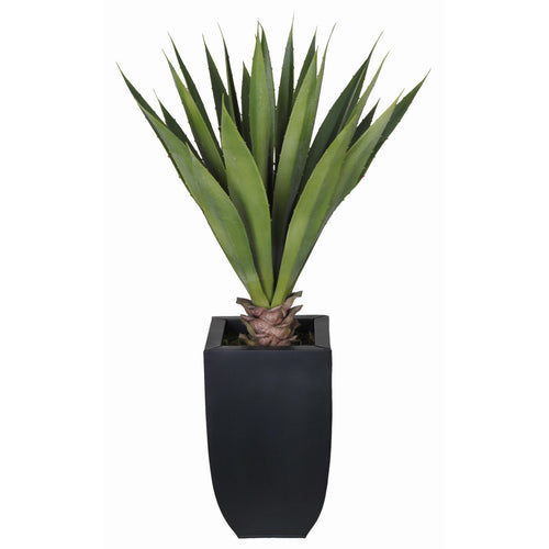 Artificial Tabletop Yucca in Zinc Vase - House of Silk Flowers®
 - 2