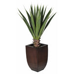 Artificial Tabletop Yucca in Zinc Vase - House of Silk Flowers®
 - 3