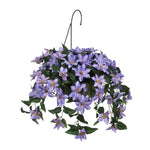 Artificial Clematis Hanging Basket - House of Silk Flowers®
 - 2